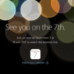 AppleスペシャルイベントでiPhone7が発表されました。目玉はFelicaへの対応。