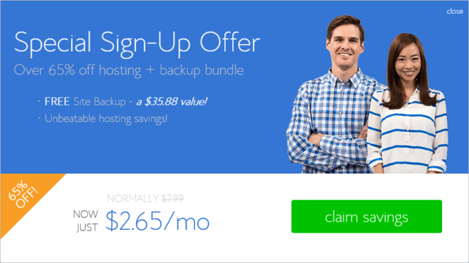 Bluehost Special Offer2